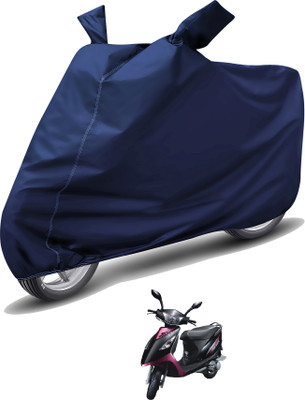 Caronix Waterproof Two Wheeler Cover for TVS(Streek, Blue)