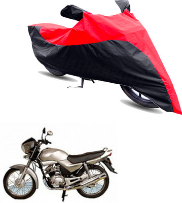 Motodreka Two Wheeler Cover for Yamaha(Libero LX, Red, Black)
