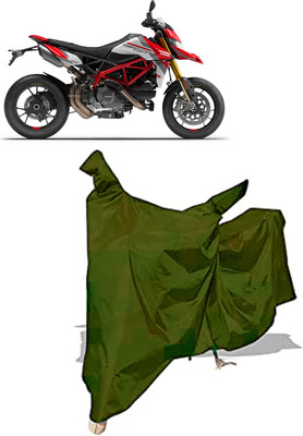Amexride Two Wheeler Cover for Ducati(Hypermotard, Maroon)