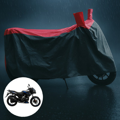 CODOKI Waterproof Two Wheeler Cover for Bajaj(Pulsar 125, Grey, Red)