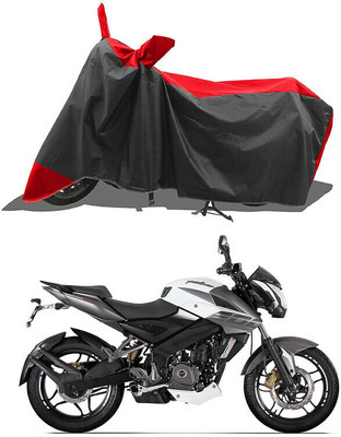 Matt Moon Two Wheeler Cover for Bajaj(Pulsar 200 NS DTS-i, Black)