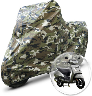 Neodrift Two Wheeler Cover for TVS(Jupiter, Green)