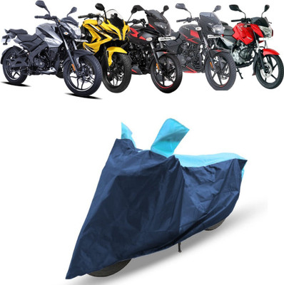 DeepShakshi AUTOMOTIVE Two Wheeler Cover for Bajaj(Pulsar 125, Blue, Blue)