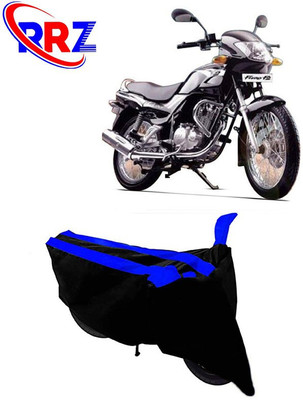 RRZ Waterproof Two Wheeler Cover for TVS(Fiero F2, Black, Blue)