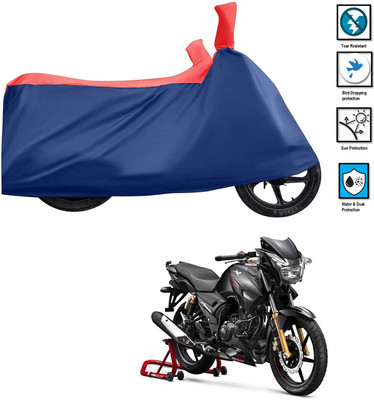 CODOKI Waterproof Two Wheeler Cover for TVS(Apache 150, Red)