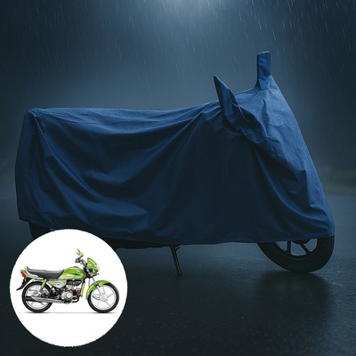 PAGORA Waterproof Two Wheeler Cover for Hero(HF Deluxe Eco, Blue)