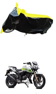 VESMEI Two Wheeler Cover for TVS(Apache RTR 200 Fi E100, Yellow)