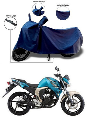 DeepShakshi AUTOMOTIVE Two Wheeler Cover for Yamaha(FZ-S FI, Blue)