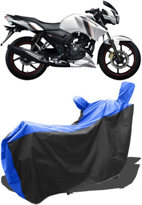 DeepShakshi AUTOMOTIVE Waterproof Two Wheeler Cover for TVS(Apache 150, Red)
