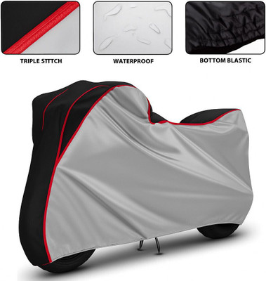 pocket bazar Waterproof Two Wheeler Cover for Honda(Activa 6G, Silver, Black)