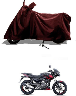 AASHTIK MART Two Wheeler Cover for Bajaj(Pulsar 125, Maroon)
