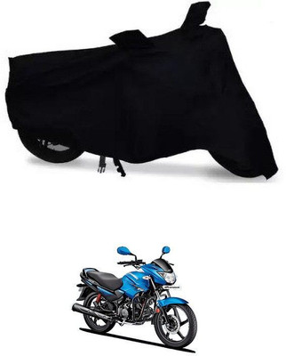 DeepShakshi AUTOMOTIVE Waterproof Two Wheeler Cover for Hero(Glamour Programmed FI, Black)
