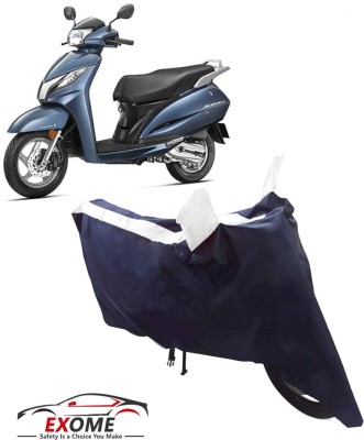 EXOME Two Wheeler Cover for Honda(Activa 4G, White)