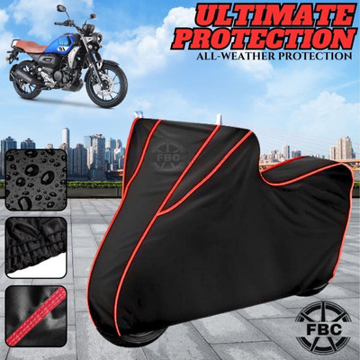 AUTOCAD Waterproof Two Wheeler Cover for Yamaha(FZ FI, Red)