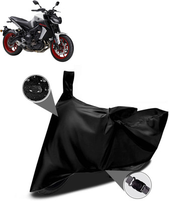 DeepShakshi AUTOMOTIVE Two Wheeler Cover for Yamaha(MT 15, Black)