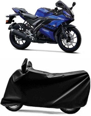 V VINTON Two Wheeler Cover for Yamaha(R15 V3, Black)
