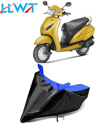 KPIND Waterproof Two Wheeler Cover for Honda(Activa 5G, Black, Blue)