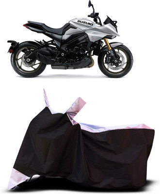 VESMEI Two Wheeler Cover for Suzuki(Katana BS6, White)