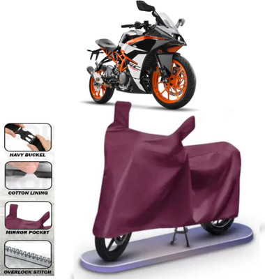 DeepShakshi AUTOMOTIVE Waterproof Two Wheeler Cover for KTM(Maroon)