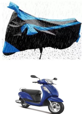 RONISH Waterproof Two Wheeler Cover for Suzuki(New Access 125, Blue)