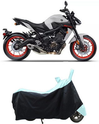 Coxtor Waterproof Two Wheeler Cover for Yamaha(MT 09 BS6, White)