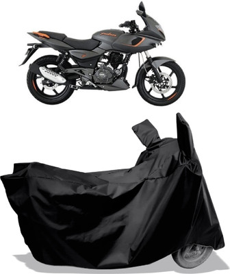 Amexride Two Wheeler Cover for Bajaj(Pulsar 180F BS6, Black)