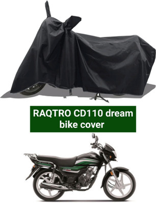 RAQTRO Two Wheeler Cover for Honda(CD 110 Dream, Black)