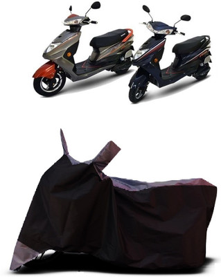OliverX Waterproof Two Wheeler Cover for Okinawa(Ridge Plus, Grey)