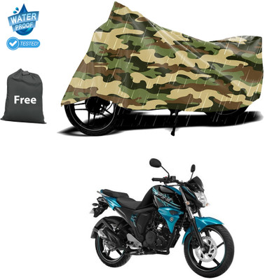 CODOKI Waterproof Two Wheeler Cover for Yamaha(FZ S FI (V 2.0), Yellow)
