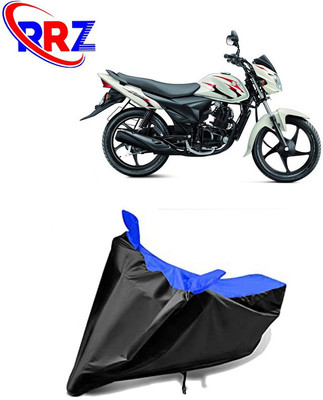 RRZ Waterproof Two Wheeler Cover for Suzuki(Hayate EP, Black, Blue)