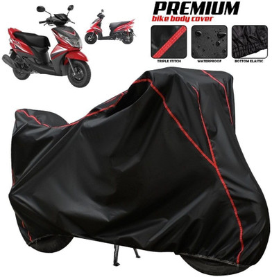 AutoGalaxy Waterproof Two Wheeler Cover for Yamaha(Ray Z, Black, Red, Multicolor)