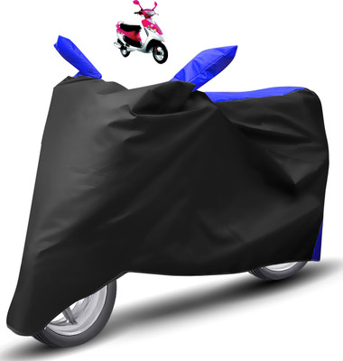 Caronix Two Wheeler Cover for TVS(Scooty Pep Plus, Blue)