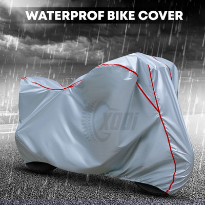 xodi Waterproof Two Wheeler Cover for Ola(Silver, Red)
