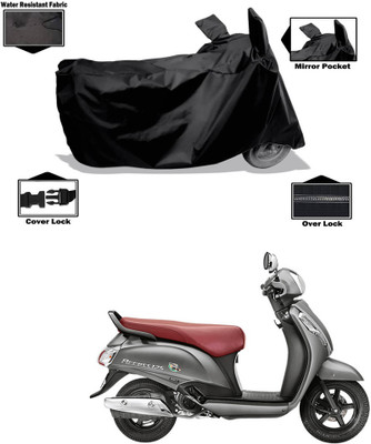 CODOKI Waterproof Two Wheeler Cover for Suzuki(Access SE, Black)