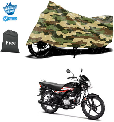 GOSHIV-car and bike accessories Waterproof Two Wheeler Cover for Hero(CD deluxe, Yellow)