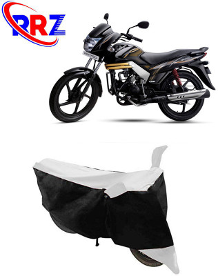 RRZ Waterproof Two Wheeler Cover for Mahindra(Centuro, Black, White)
