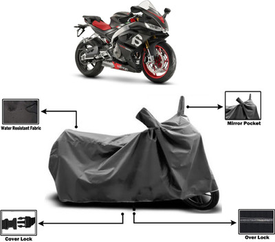 Amexride Two Wheeler Cover for Aprilia(RS 660, Grey)