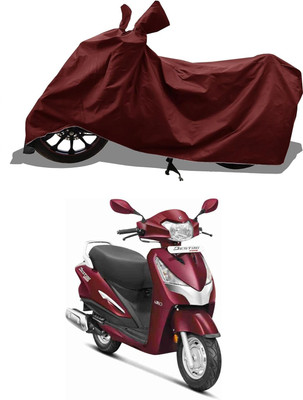 KEDIT Two Wheeler Cover for Hero(Destini 125, Maroon)