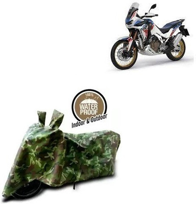 THE REAL ARV Waterproof Two Wheeler Cover for Honda(CRF1000L Africa Twin BS6, Multicolor)