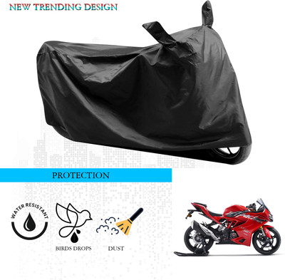 SnehaSales Waterproof Two Wheeler Cover for TVS(Apache RR 310, Black)