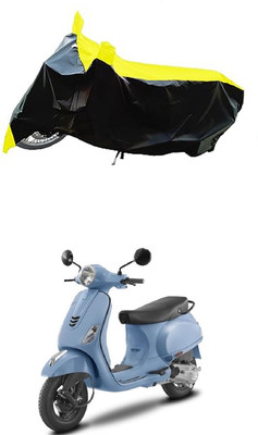 VESMEI Two Wheeler Cover for Vespa(Vespa LX, Yellow)