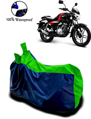Autofly Waterproof Two Wheeler Cover for Bajaj(V15, Blue, Green)