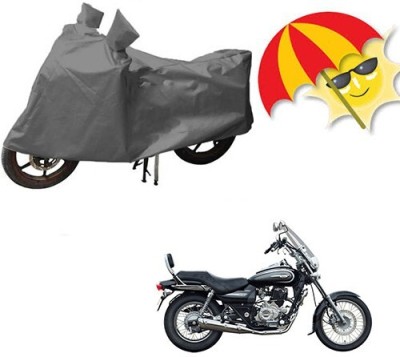 MMSSTAR Waterproof Two Wheeler Cover for Bajaj(Avenger 220 Street, Grey)