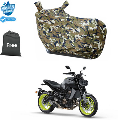 CODOKI Waterproof Two Wheeler Cover for Yamaha(MT 9, Yellow)