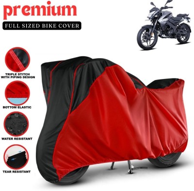 Pagwin Two Wheeler Cover for Bajaj(Pulsar NS 160, Red, Black)