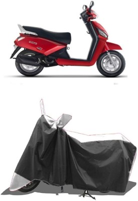 SUGASHRI Waterproof Two Wheeler Cover for Mahindra(Gusto 125, White, Black)