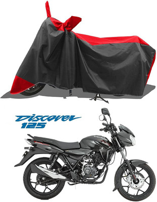 AASHTIK MART Two Wheeler Cover for Bajaj(Discover 125 DTS-i, Red)