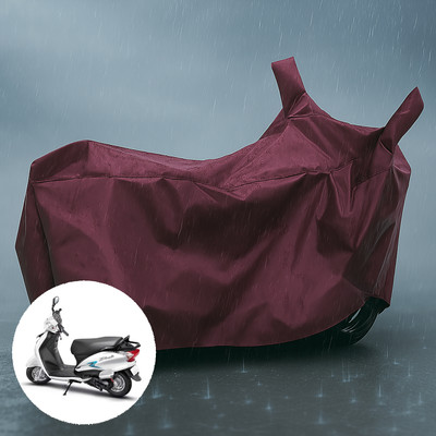 CODOKI Waterproof Two Wheeler Cover for Hero(Duet VX 110CC, Maroon)