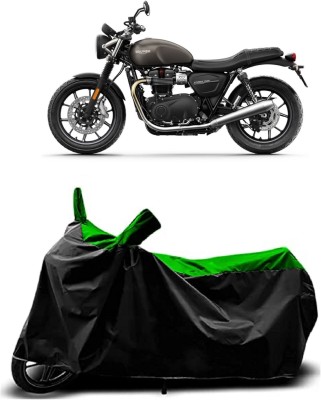 VESMEI Two Wheeler Cover for Triumph(Street Twin BS6, Green)