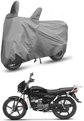Mdstar Waterproof Two Wheeler Cover for Hero(Splendor, Grey)